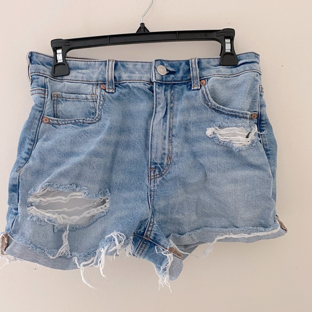 denim shorts